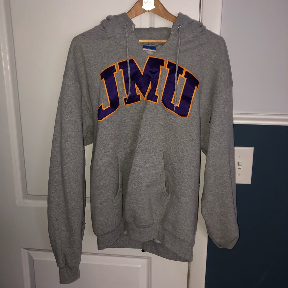 JMU gray sweatshirt